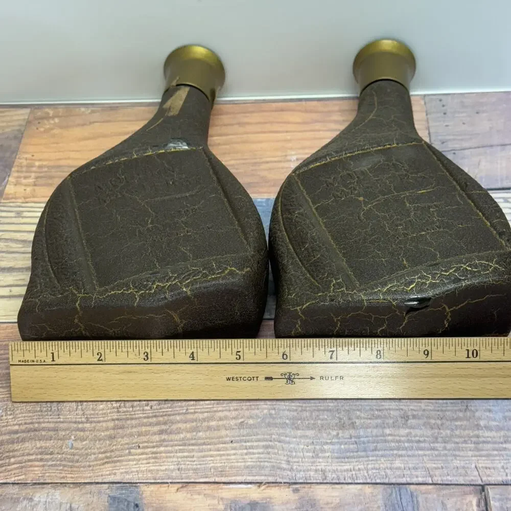 2 Jim Beam Glass Decanters Modern Masters‎ Beams Choice Van Gogh & Manet 1970s